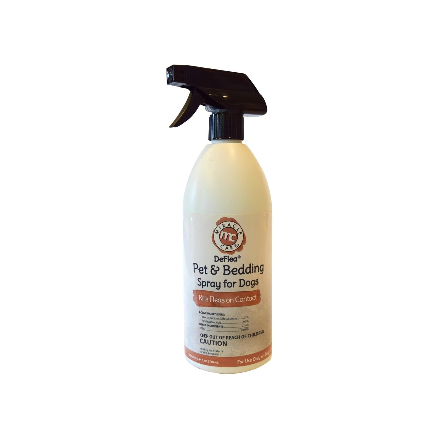 Miracle Care De Flea Pet & Bedding Spray 24oz.