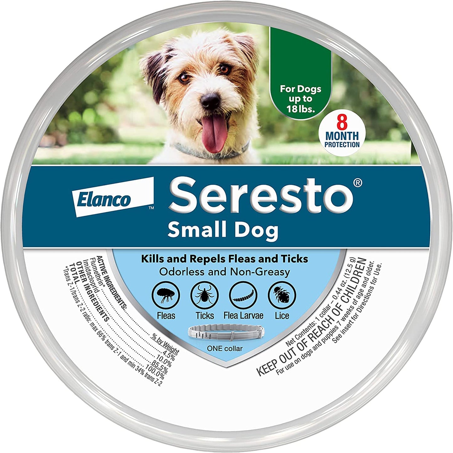 Bayer Dog Seresto Small 6-36lbs-8 Month Collar