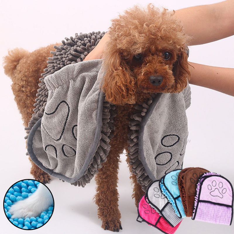 Dogs and/or Cats Towels Super Absorbent Dog Bathrobe Microfiber Bath Towels Quick-Drying Cat Bath Towel For Pets Towel Dog Towels Pet Products