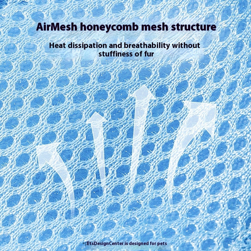 Pet Dog Cat Hat Outdoor Sunshade Anti-strangulation Hand Holding Rope Chest Strap